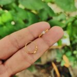 Earrings |  Sonaton  gold & zircon stone