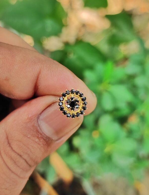 Nosepin  Sonaton  gold & zircon stone