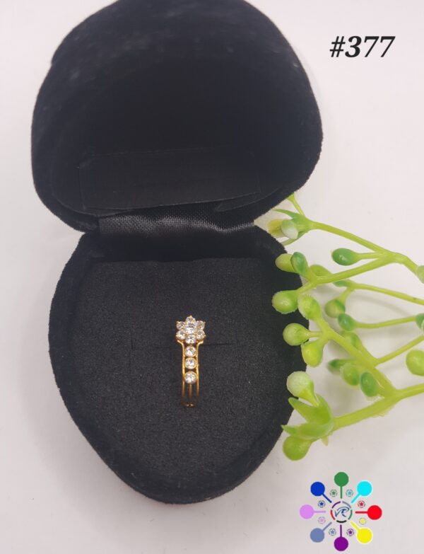 noth with zircon stone & sonaton gold